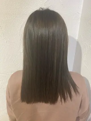 ロング カラー パーマ La  SHE's 天王寺店所属・マルヤマ リナのマツエク・マツパデザイン