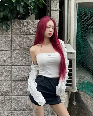 ロング カラー ワンホンヘア ケラチン/Kaitoのヘアスタイル