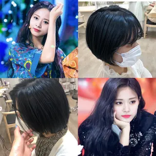 カラー 大迫 江梨のヘアスタイル