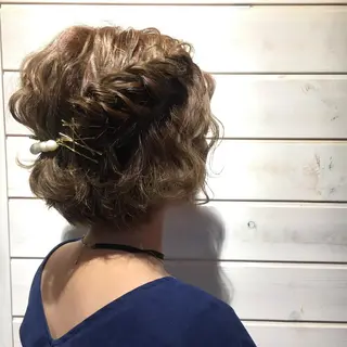 ショート ヘアアレンジ 野崎 ひかりのヘアスタイル