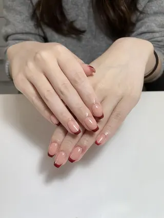 ネイル By moonネイル 🌷ワンホン/韓国風のネイルデザイン