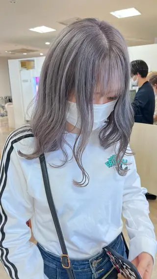 ミディアム カラー 暖色専門美容師🎀 お客様満足度◎のヘアスタイル