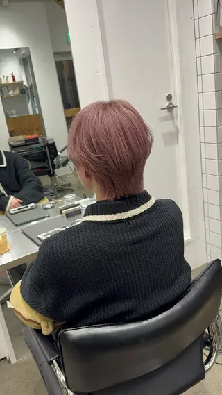 ショート カラー メンズ 新宿 似合わせカラー HINAのヘアスタイル