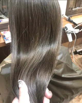 ロング カラー パーマ ヘアアレンジ メンズ キッズ grand story/colulu渋谷2号店所属・kotona 🤍miuraのヘアスタイル