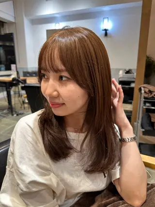 ミディアム La bonheur hair reve 池袋店所属・🐈‍⬛ マナカ🐈‍⬛のヘアスタイル