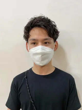 メンズ パーマ、髪質改善 菊地美月のヘアスタイル