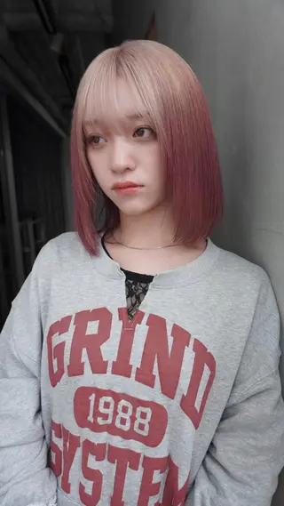 カラー hinata/ ハイトーンカラー🪽のヘアスタイル