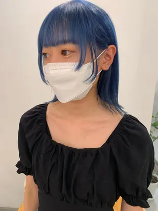 ミディアム カラー ブリーチカラーが人気 onnuのヘアスタイル