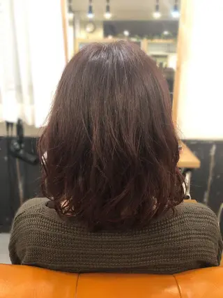 ショート カラー パーマ ヘアアレンジ 美髪矯正 🌈髪質改善 山下のヘアスタイル