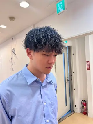 パーマ メンズ 💠つたふうか/ 韓国/メンズヘア💠のヘアスタイル