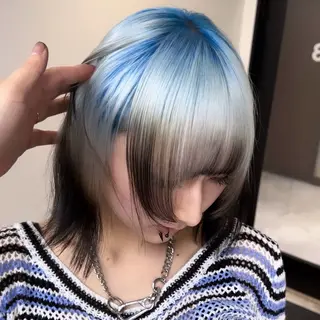 ミディアム カラー Ren. 🦋デザインカラーのヘアスタイル
