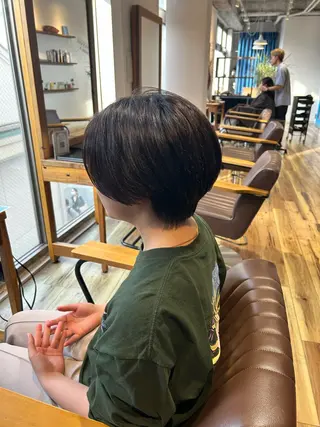 ショート 🍒ケアカラー🍒 AKAね🤍のヘアスタイル