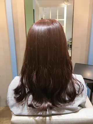 セミロング たけだ れなのヘアスタイル