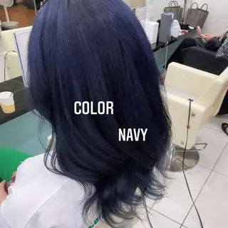 セミロング カラー エクステ🩵ブリーチ 韓国ヘア🩵KAEのヘアスタイル