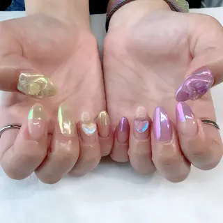 ネイル 💎🐰 saki. m 🐰💎のネイルデザイン