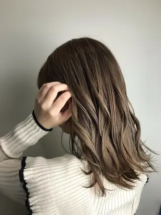 ミディアム Natural  池袋店所属・♣️相原 拓歩♣️のヘアスタイル