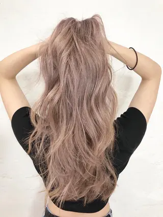 ロング カラー レイヤーカット BLend 渋谷のヘアスタイル