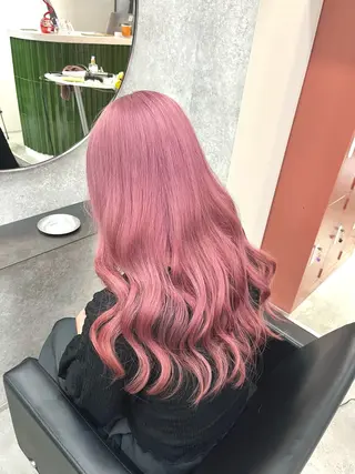 ロング カラー 暖色ハイトーン特化 🥇Mioのヘアスタイル