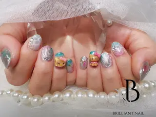 ショート brilliant nail💎あやのネイルデザイン