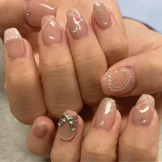 ネイル 【Zina京都駅前】 きぬがわ らむのネイルデザイン