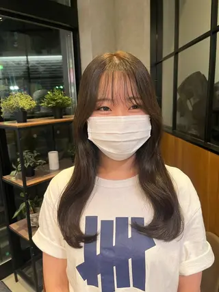 ロング カラー ヘアアレンジ yuuri🎀/大宮 /韓国ヘア/レイヤーのヘアスタイル