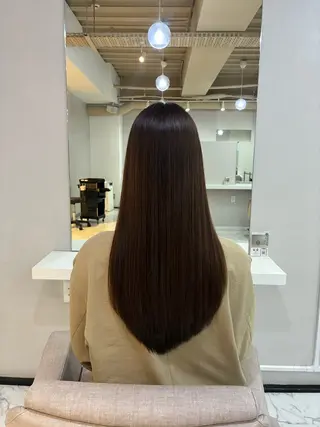 ロング ハナダ メイのヘアスタイル