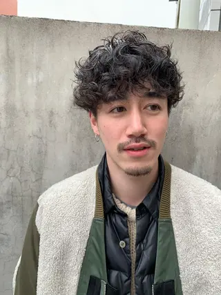 ショート パーマ メンズ tension 【テンション】のヘアスタイル