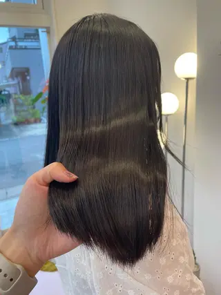 セミロング カラー karin/インナー カラー/北名古屋市のヘアスタイル