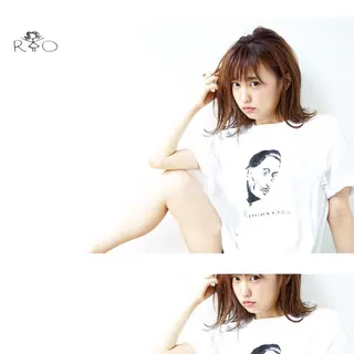 ミディアム 韓国×髪質改善💊 似合わせ/武田涼のヘアスタイル