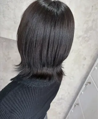 カラー うる艶カラー/韓国風 折戸光希のヘアスタイル