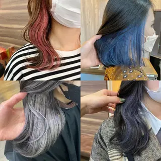 セミロング カラー ✨韓国風カット/艶髪 カラー✨yumeのヘアスタイル