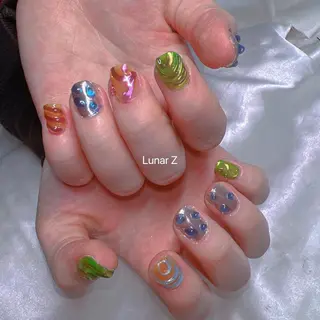 ネイル 🌖す い🌒のネイルデザイン