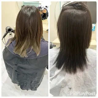 ミディアム 丹野 圭太のヘアスタイル