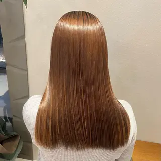 ロング 暖色/顔周り /ヘアメ/あつはのヘアスタイル