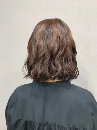 パーマ ボブパーマコテ巻き風 パーマNo1深江秀平のヘアスタイル