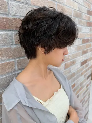 ショート パーマ 似合わせショート 鈴木豊のヘアスタイル
