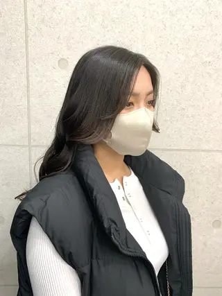 ロング レイヤー ハイトーン 暖色⭐︎KANAKOのヘアスタイル