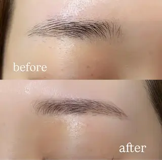 アイブロウ meguru／マツパ ／マツエク／束感のマツエク・マツパデザイン