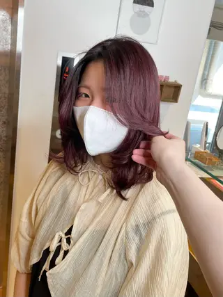 ミディアム エクリ麻布十番店所属・髪質改善/ 縮毛矯正/相原聡のヘアスタイル