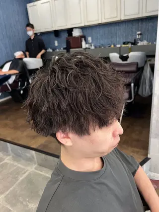 パーマ メンズ 銀座No.1🏆✨ メンズパーマ特化のヘアスタイル