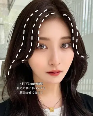 セミロング ❄️暗髪/透明感❄️ /reyのヘアスタイル