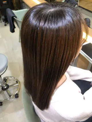 ロング 青木 ありさのヘアスタイル