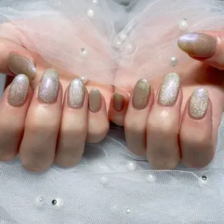 ネイル 🎀藤沢ガーリーネイ ル/長さ出し🎀のネイルデザイン