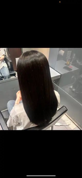 ロング ワンホンヘア／ 韓国ヘア／Yumaのヘアスタイル