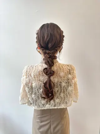 ヘアアレンジ ばんちなつ / ボブ/透明感カラーのヘアスタイル