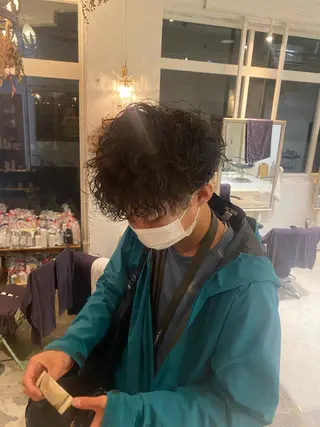 ショート メンズ バレイヤージュ職人 🔥代表YU-SHIのヘアスタイル