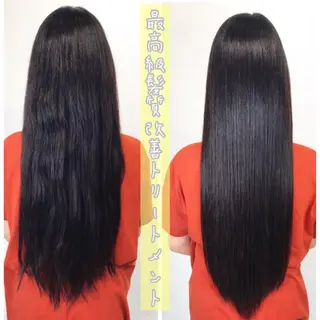 ロング カラー ヘアアレンジ ネイル マツエク・マツパ ボブ、縮毛矯正👑 心斎橋/高城涼也のヘアスタイル