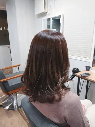 ミディアム カラー TELA HAIR 守谷のヘアスタイル