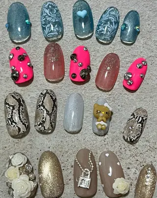 ネイル goldgleams ちなのネイルデザイン