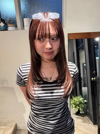 ロング fubuki🪷 似合わせカットカラーのヘアスタイル